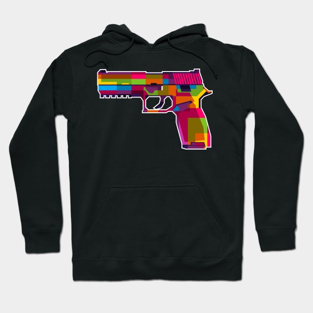 SIG P250 Handgun Hoodie by wpaprint